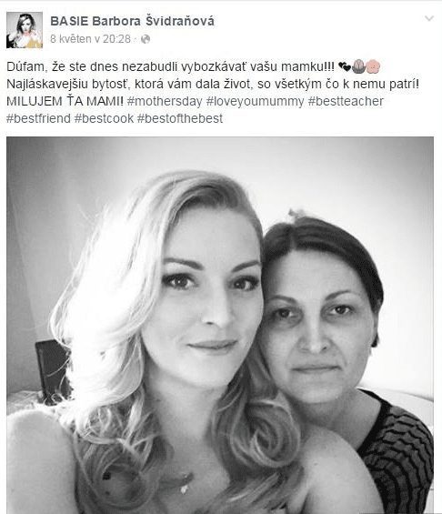 Barbora oslávila Deň matiek so svojou mamou 