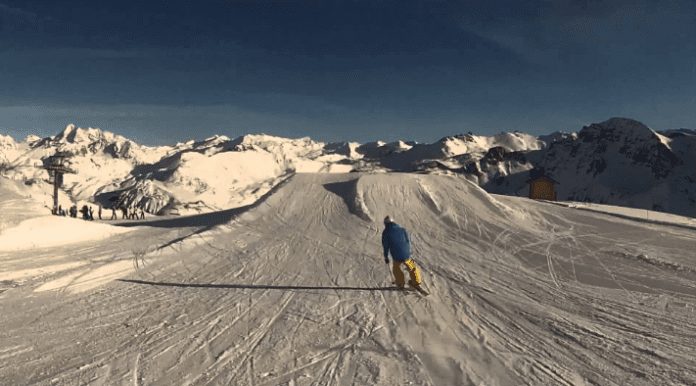 lyžovanie vo francúskych Alpách