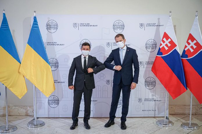Igor Matovič a prezident Ukrajiny Volodymyr Zelenskyj