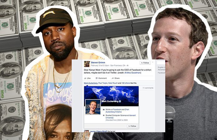Kanye West a Mark Zuckerberg