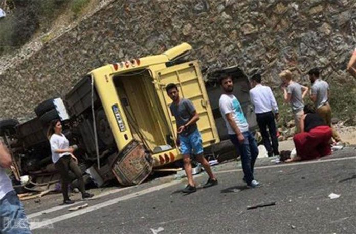 Nehoda autobusu v Turecku.